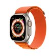 Смарт годиннки Apple Watch Ultra GPS + Cellular, 49mm Titanium Case with Orange Alpine Loop - Medium (MQFL3)