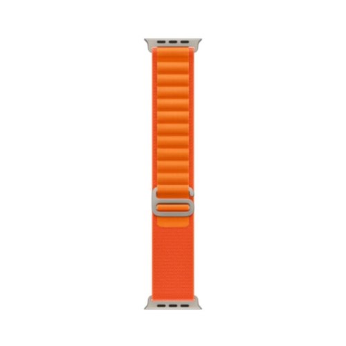 Смарт годиннки Apple Watch Ultra GPS + Cellular, 49mm Titanium Case with Orange Alpine Loop - Medium (MQFL3)