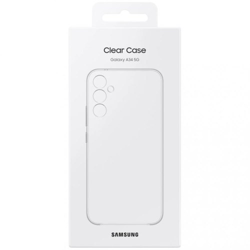 Чохол Samsung A34 (A346) EF-QA346CTEGRU Clear Case, Transparent