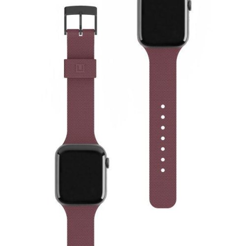 Ремінець UAG [U] для Apple Watch 44/42 [U] Dot Silicone, Aubergine