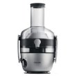 Соковитискач Philips Avance Collection відцентрована 1200Вт, чаша-1л, жмих-2.1л, жолоб на ціле яблуко, пластик/метал, сріблястий