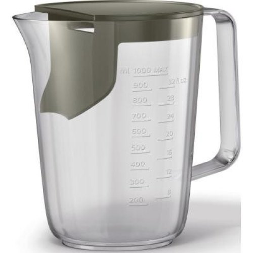 Соковитискач Philips Avance Collection відцентрована 1200Вт, чаша-1л, жмих-2.1л, жолоб на ціле яблуко, пластик/метал, сріблястий