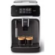 Кавомашина Philips Series 1200 1.8л, зерно + мелена, ручний капучинатор, авторецептів - 2, біло - чорний
