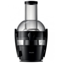 Соковитискач Philips Viva Collection відцентрована 800Вт, чаша-2л, жмих-1.2л, жолоб на ціле яблуко, пластик, чорний