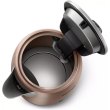 Електрочайник Philips Viva Collection 1.7л, метал, LED підсвітка, мідно-чорний