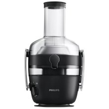 Соковитискач Philips Avance Collection відцентрована 1000Вт, чаша-1л, жмих-2.1л, жолоб на ціле яблуко, пластик, чорний
