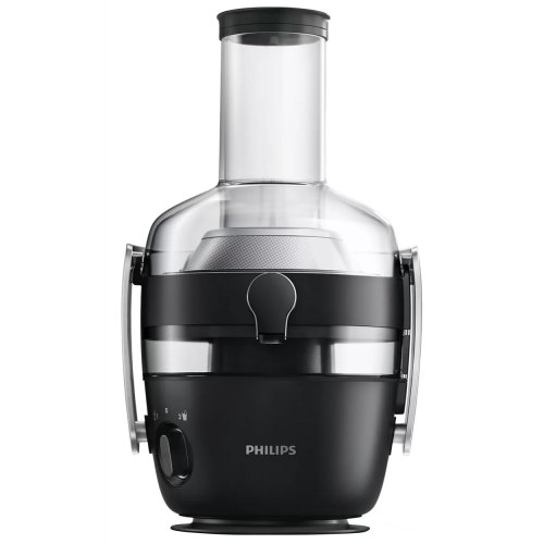 Соковитискач Philips Avance Collection відцентрована 1000Вт, чаша-1л, жмих-2.1л, жолоб на ціле яблуко, пластик, чорний