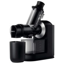 Соковитискач Philips Viva Collection шнекова 150Вт, чаша-1л, жмих-0.75л, пластик, чорний