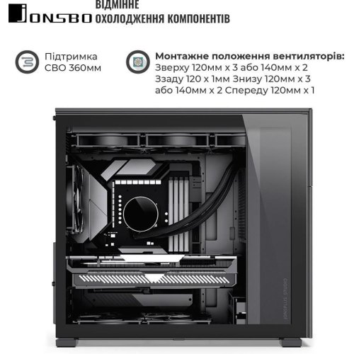 Корпус JONSBO D41 MESH SC Black