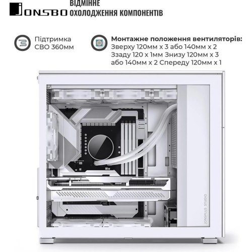 Корпус JONSBO D41 MESH White