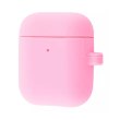 Silicone Case Slim with Carbine for AirPods 1/2 (pink)