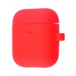 Silicone Case Slim with Carbine for AirPods 1/2 (red)