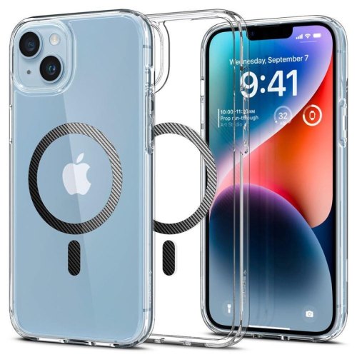 Чохол Spigen для Apple Iphone 14 Plus Ultra Hybrid MagFit, Carbon Fiber