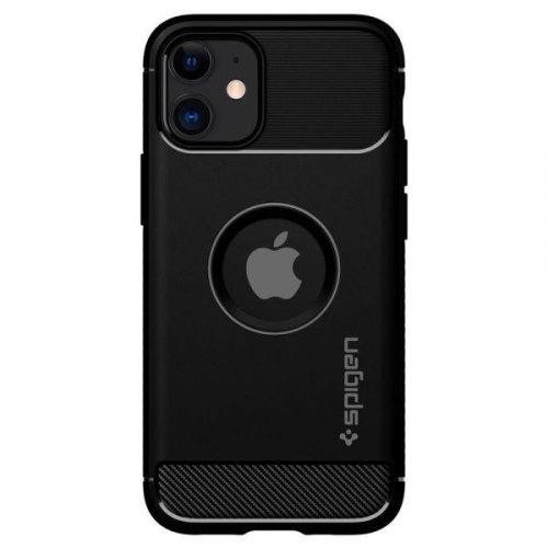 Чохол Spigen для iPhone 12 mini Rugged Armor, Matte Black