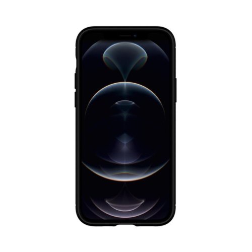 Чохол Spigen для iPhone 12 / 12 Pro Rugged Armor, Matte Black