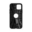 Чохол Spigen для iPhone 12 / 12 Pro Rugged Armor, Matte Black