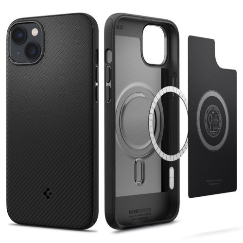 Чохол Spigen для Apple iPhone 14 Mag Armor MagFit, Matte Black