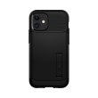 Чохол Spigen для iPhone 12 / 12 Pro Slim Armor, Black