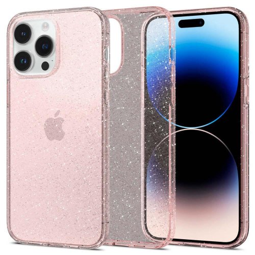 Чохол Spigen для Apple Iphone 14 Pro Liquid Crystal Glitter, Rose Quartz
