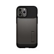 Чохол Spigen для iPhone 12 / 12 Pro Slim Armor, Gunmetal