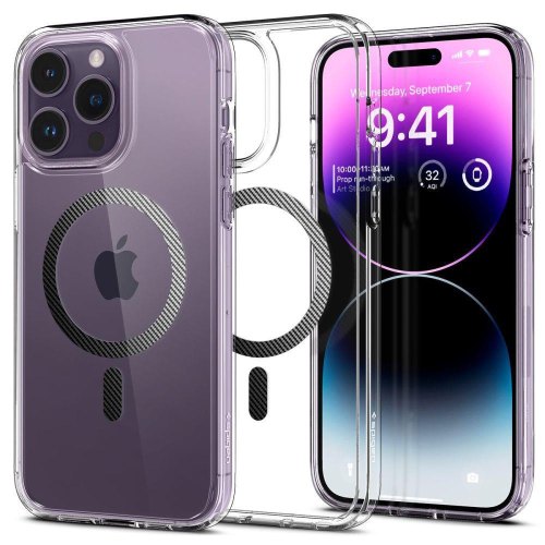 Чохол Spigen для Apple Iphone 14 Pro Max Ultra Hybrid MagFit, Carbon Fiber