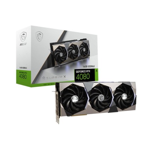 Відеокарта MSI  GeForce RTX 4080 16GB GDDR6X SUPRIM X
