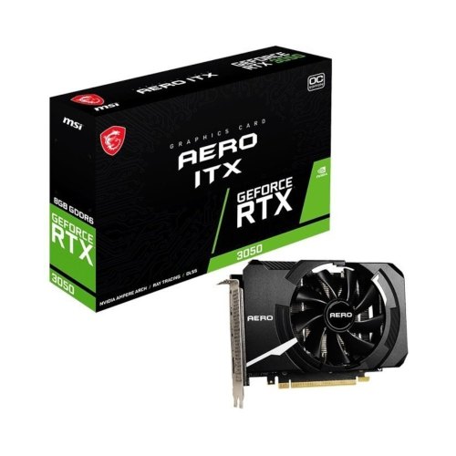 Відеокарта MSI  GeForce RTX 3050 8GB GDDR6 AERO ITX OC