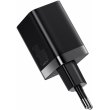 МЗП Baseus Super Si Pro Quick Charger Type-C+USB 30W, Black