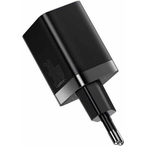 МЗП Baseus Super Si Pro Quick Charger Type-C+USB 30W, Black