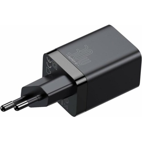 МЗП Baseus Super Si Pro Quick Charger Type-C+USB 30W, Black