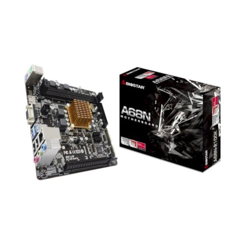 Материнська плата Biostar A68N-2100K CPU AMD E1-6010 (!) sFT3, AMD Beema, 2xDDR3 VGA-HDMI, mITX