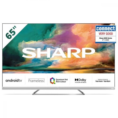 Телевізор Sharp (4T-C65EQ4EM2AG) Quantum Dot/ 4K ULTRA HD, Android|  Dolby Vision/ Dolby Atmos| Dolby Digital+| Bluetooth