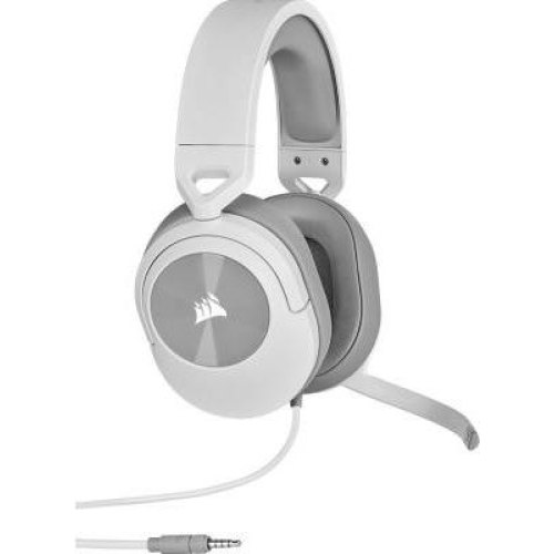 Гарнітура ігрова дротова, Corsair HS55 Stereo Headset White (CA-9011261-EU)