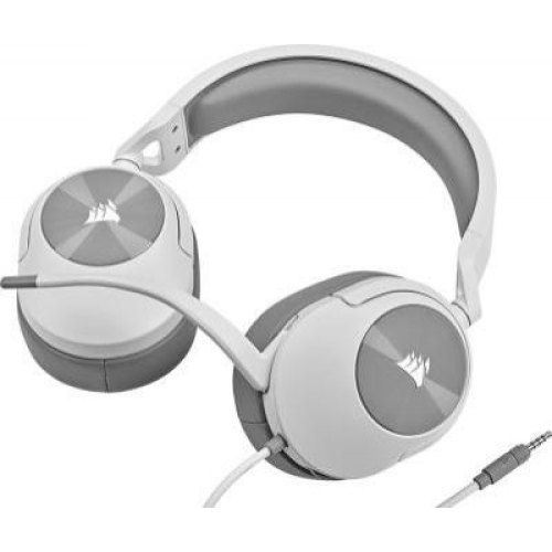 Гарнітура ігрова дротова, Corsair HS55 Stereo Headset White (CA-9011261-EU)