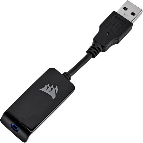 Гарнітура ігрова дротова, Corsair HS65 Surround Headset Carbon (CA-9011270-EU)