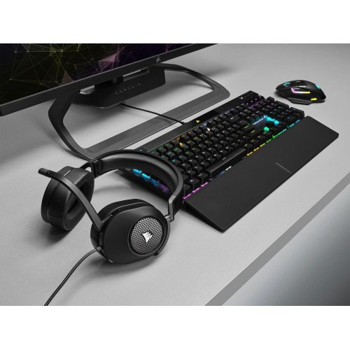 Гарнітура ігрова дротова, Corsair HS65 Surround Headset Carbon (CA-9011270-EU)