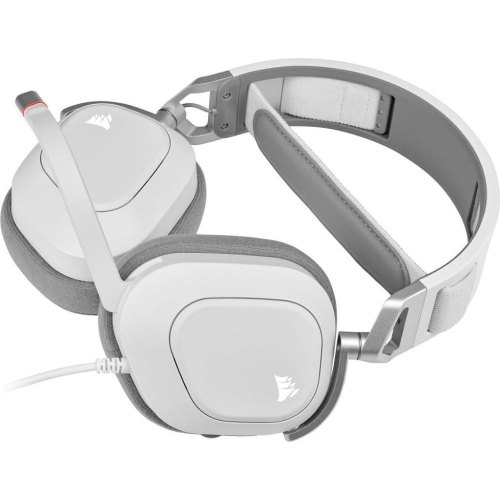 Гарнітура ігрова дротова, Corsair HS80 RGB Headset White (CA-9011238-EU)