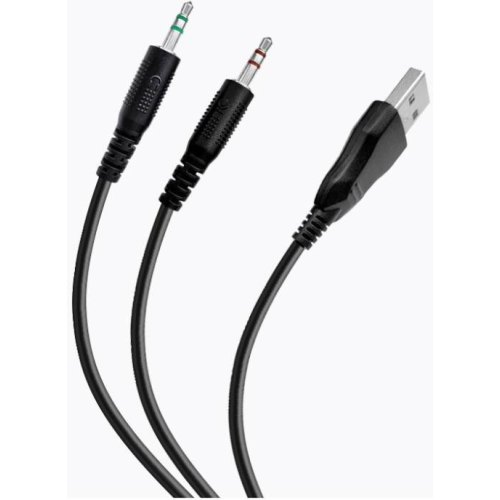 Гарнітура дротова, HAVIT HV-H2212D 3.5мм black (24611)