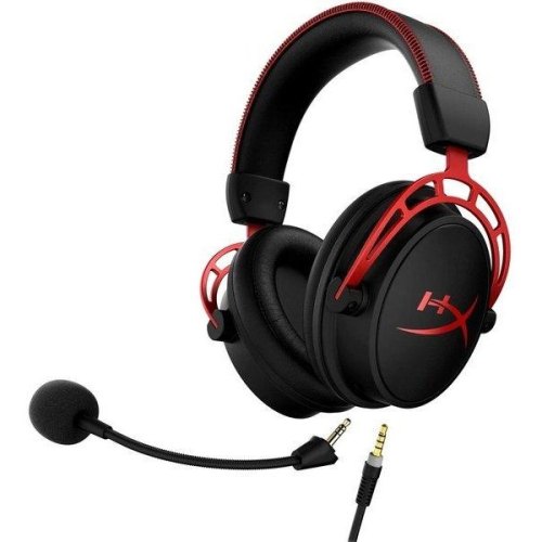 Гарнітура дротова, HyperX Cloud Alpha 3.5mm, Black/Red (4P5L1AX)