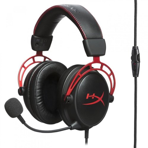 Гарнітура дротова, HyperX Cloud Alpha 3.5mm, Black/Red (4P5L1AX)