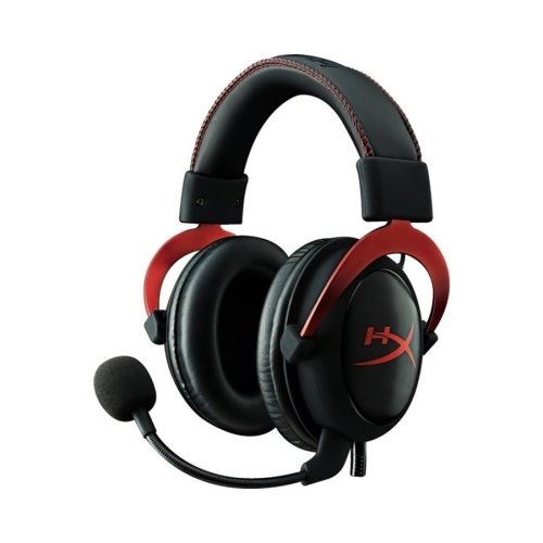 Гарнітура ігрова дротова, HyperX Cloud II 3.5mm/USB Red (4P5M0AA)