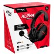 Гарнітура ігрова бездротова, HyperX Cloud Alpha WL, Black/Red (4P5D4AA)