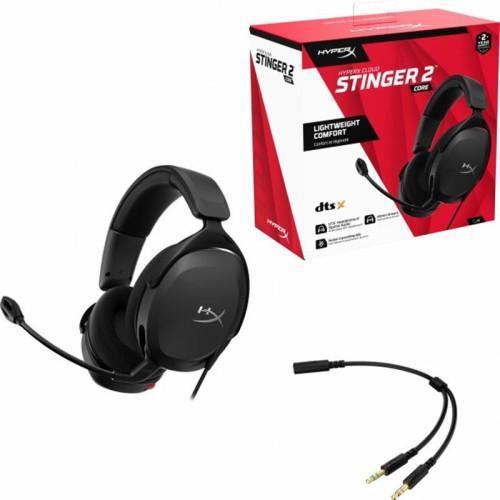 Гарнітура ігрова дротова, HyperX Cloud Stinger 2 Core PC 3.5mm Black (683L9AA)