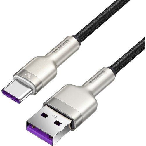 Baseus Cafule Series Metal Data Cable USB to Type-C 66W 1m Black (CAKF000101)