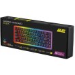 Клавіатура дротова, 2E GAMING KG345 RGB 68key USB Transparent