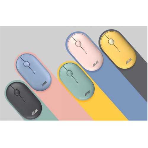 Мишка бездротова, 2E MF300 Silent WL BT Ashen green