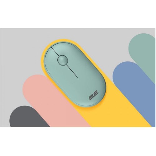 Мишка бездротова, 2E MF300 Silent WL BT Ashen green
