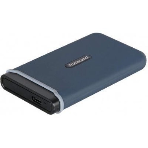 Портативний SSD USB 3.1 Gen 2 Type-C Transcend ESD370C 500GB Navy Blue