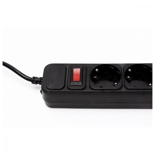 Мережевий фільтр, ProLogix (PRS-075P6-30B) 0.75 мм, 6 розеток, 3 м, чорний