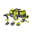 Набір із трьох акумуляторних інструментів RYOBI ONE+ RCK183C-242S